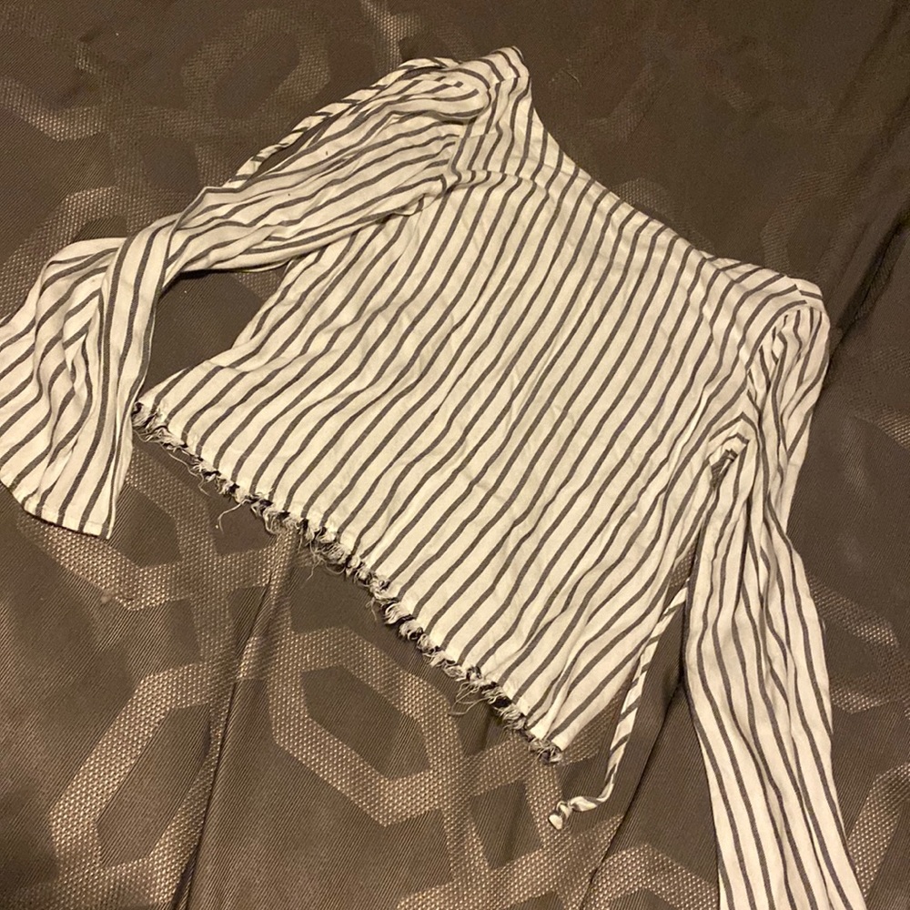 Fringe bottom top with buttons